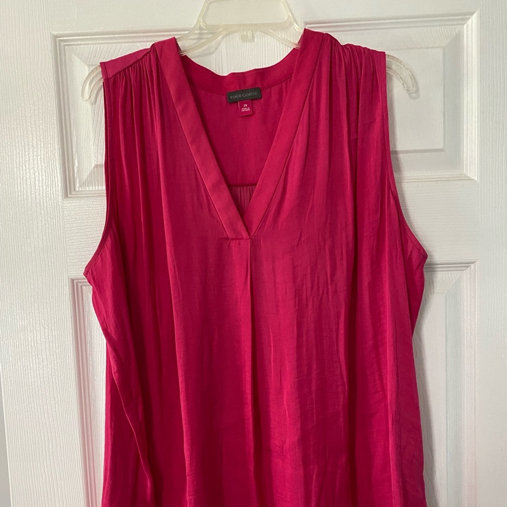 Silk crinkle blouse